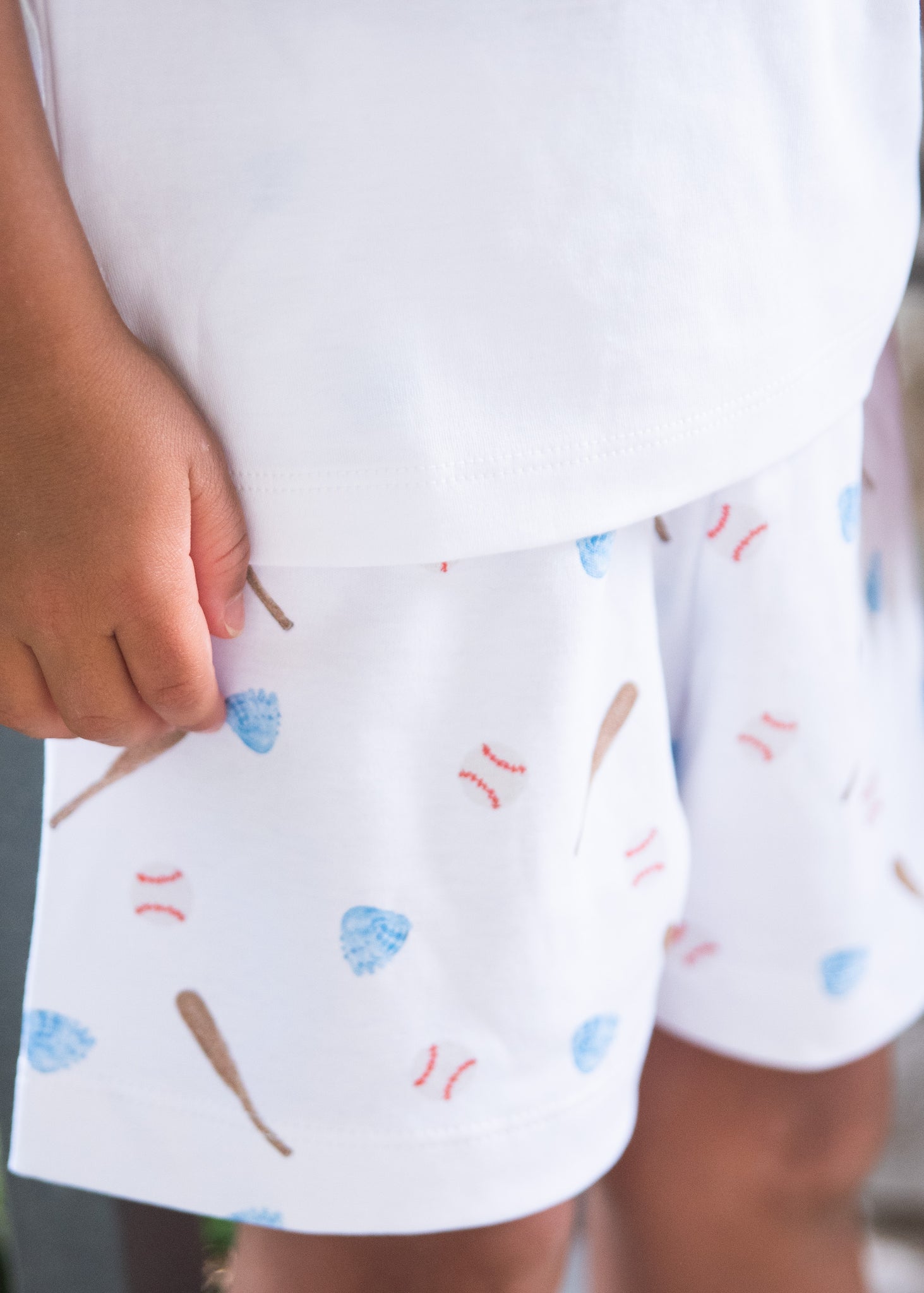 Blue Polo with Baseball, Batter Up