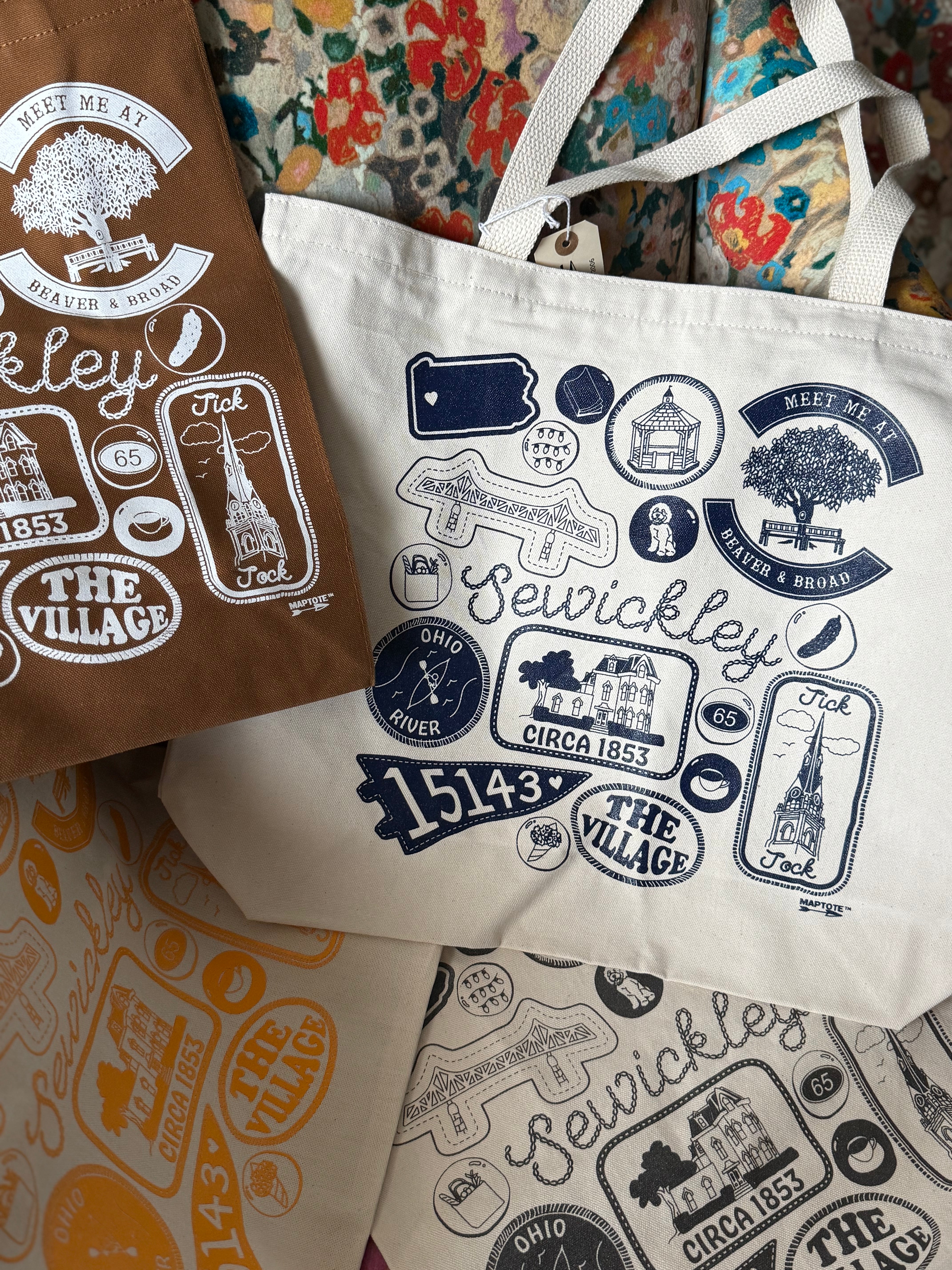 Sewickley Canvas Tote