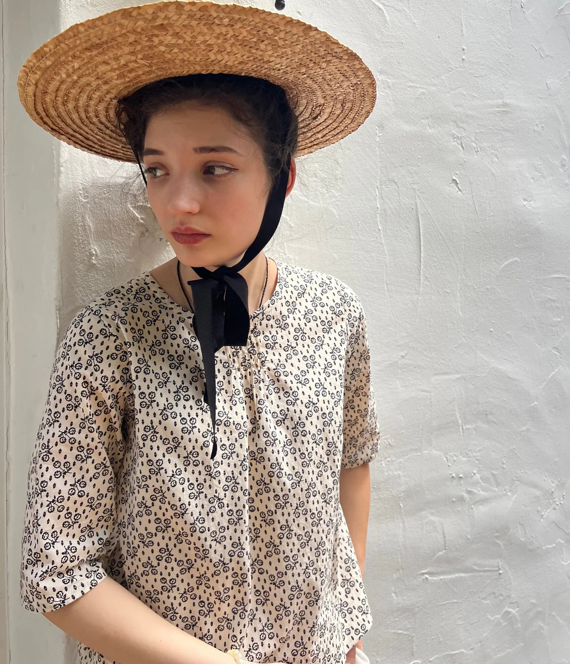 pintuck - ditzy blouse
