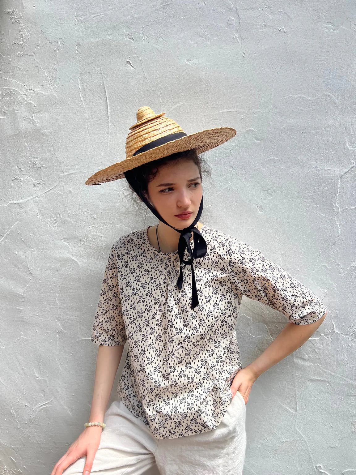 pintuck - ditzy blouse