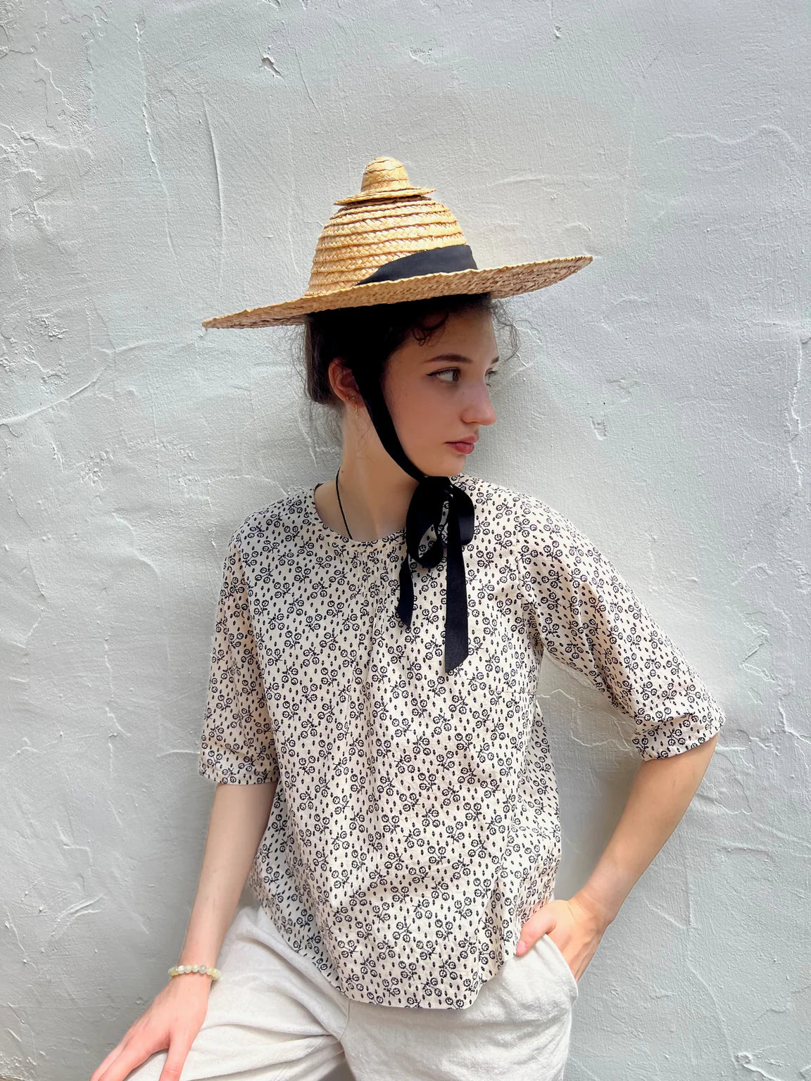 pintuck - ditzy blouse