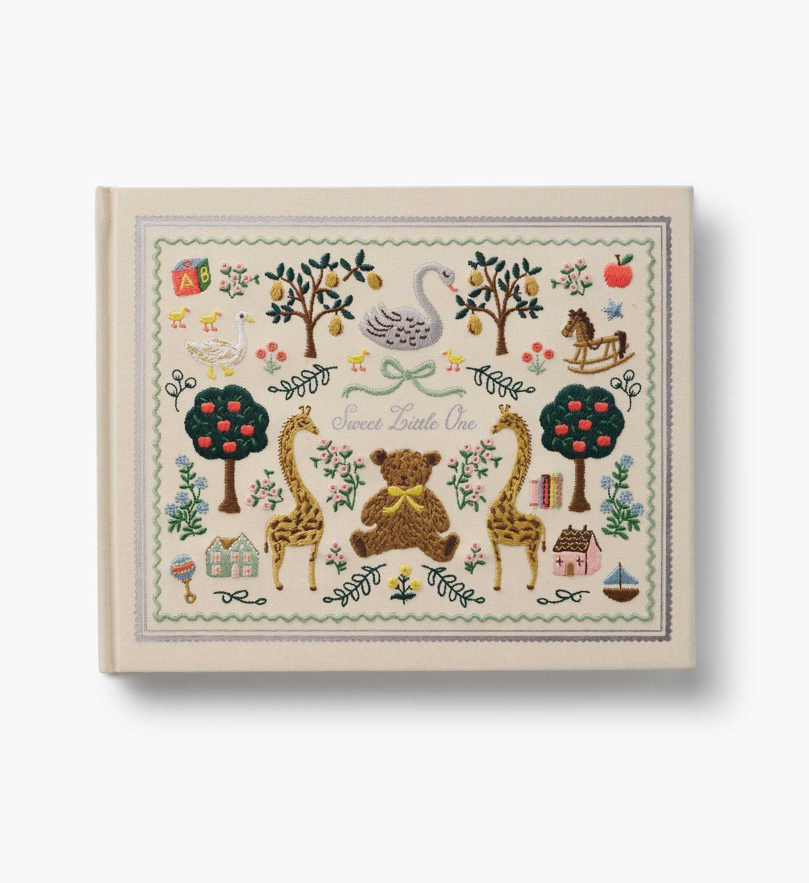 Embroidered Baby Book