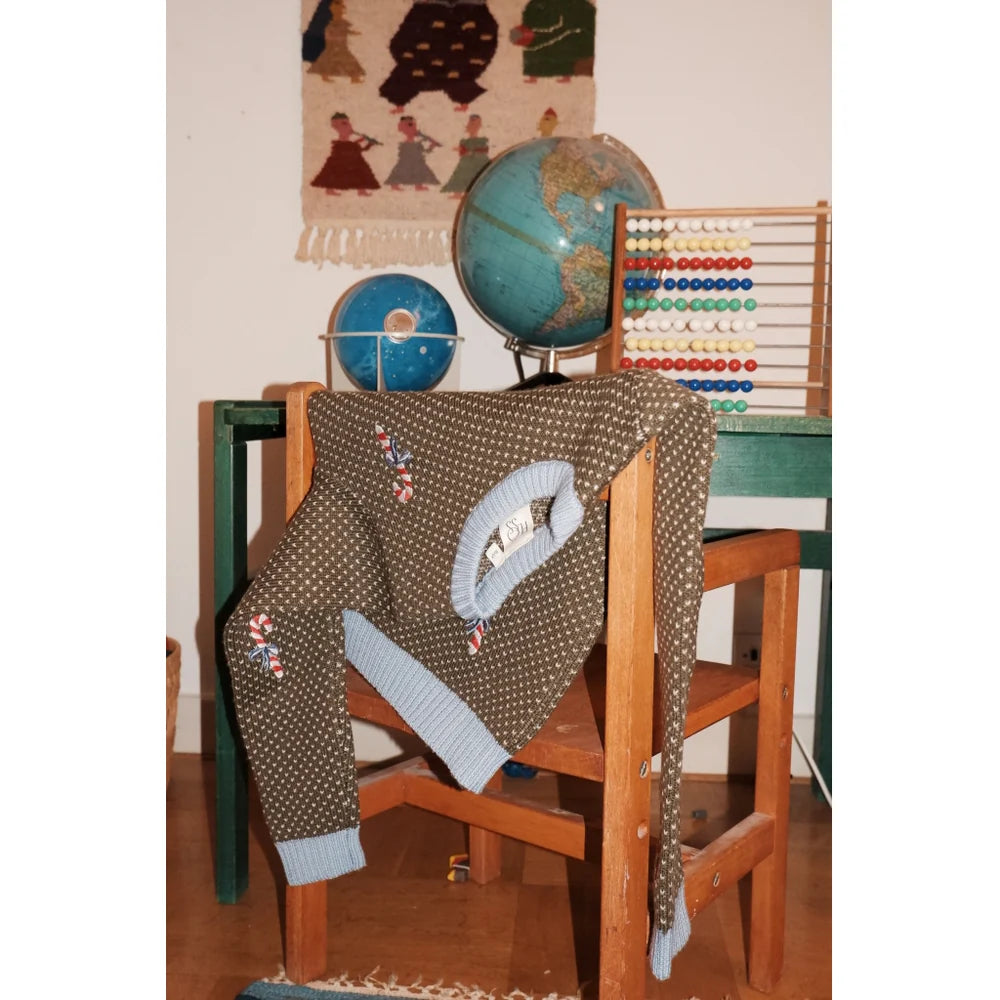 Jasper Sweater-Dark Green Christmas