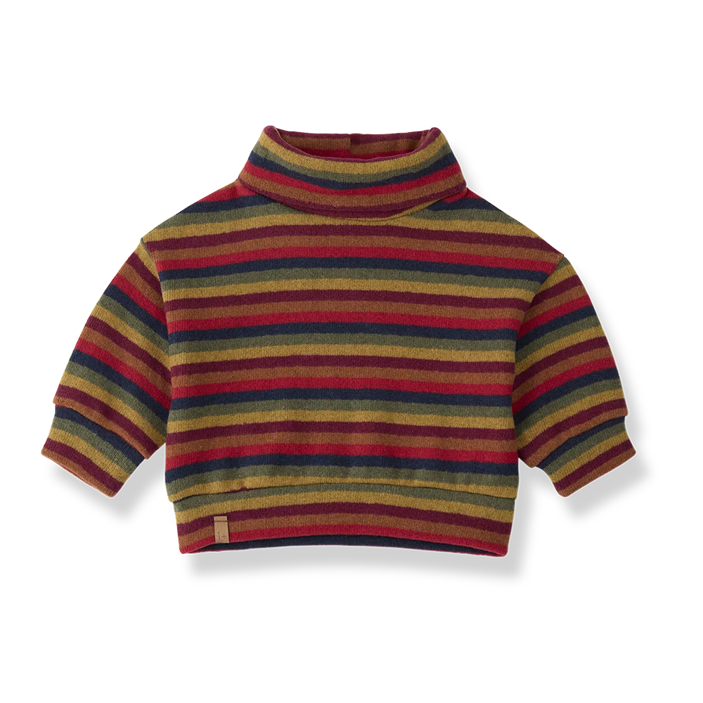 KINGSTON TURTLE NECK SWEATER - MULTICOLOR