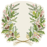 DIE-CUT CHRISTMAS SPRIGS PLACEMAT