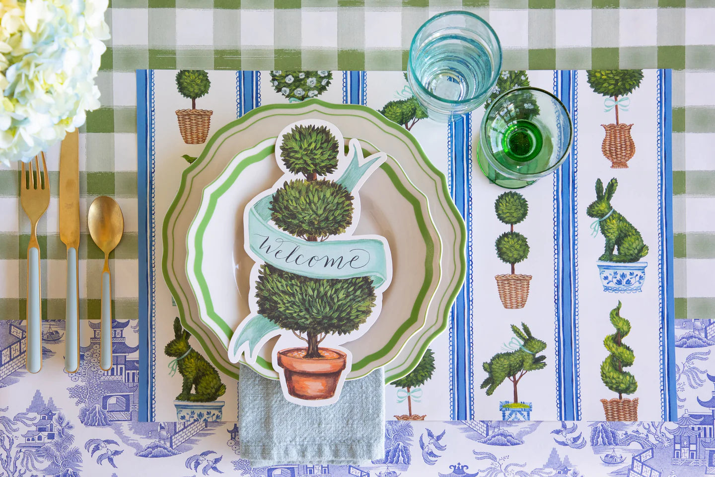 Spring Topiary Placemat