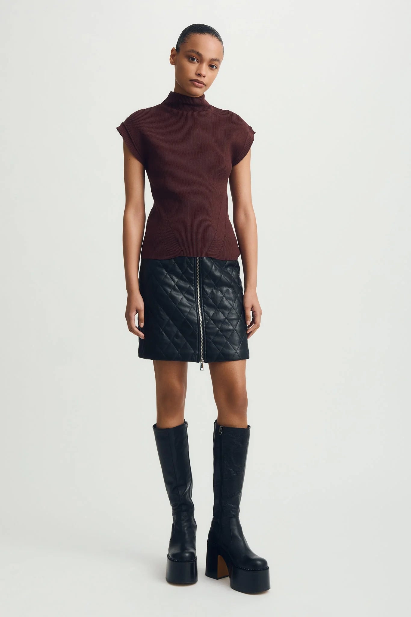 MABEL SWEATER in Brown