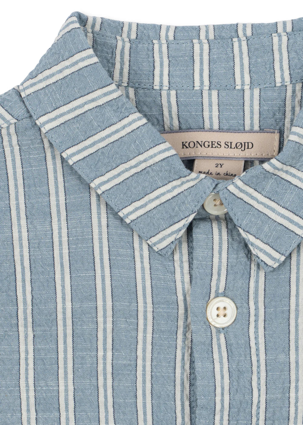 elliot short sleeve shirt-trio bleu stripe