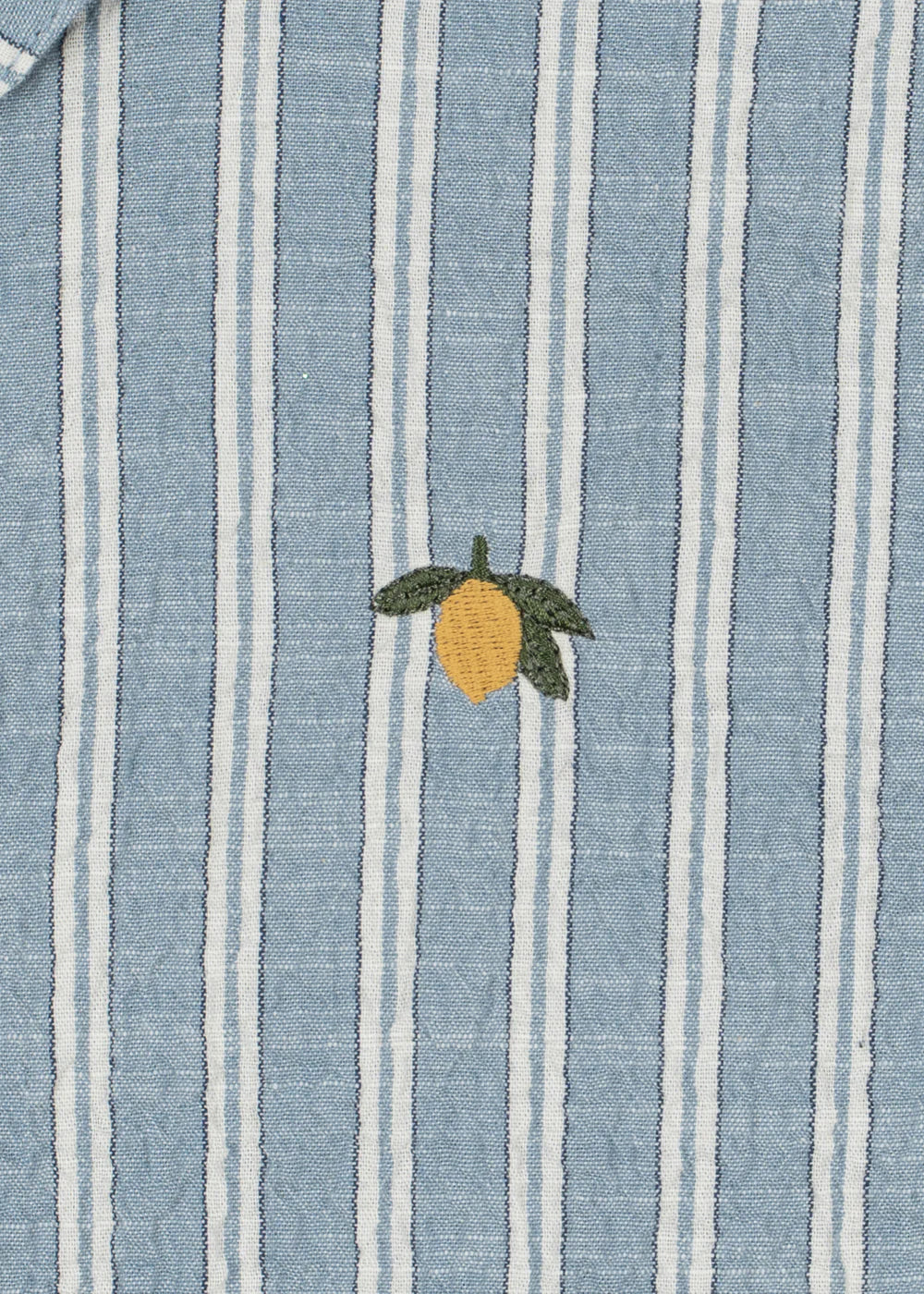 elliot short sleeve shirt-trio bleu stripe