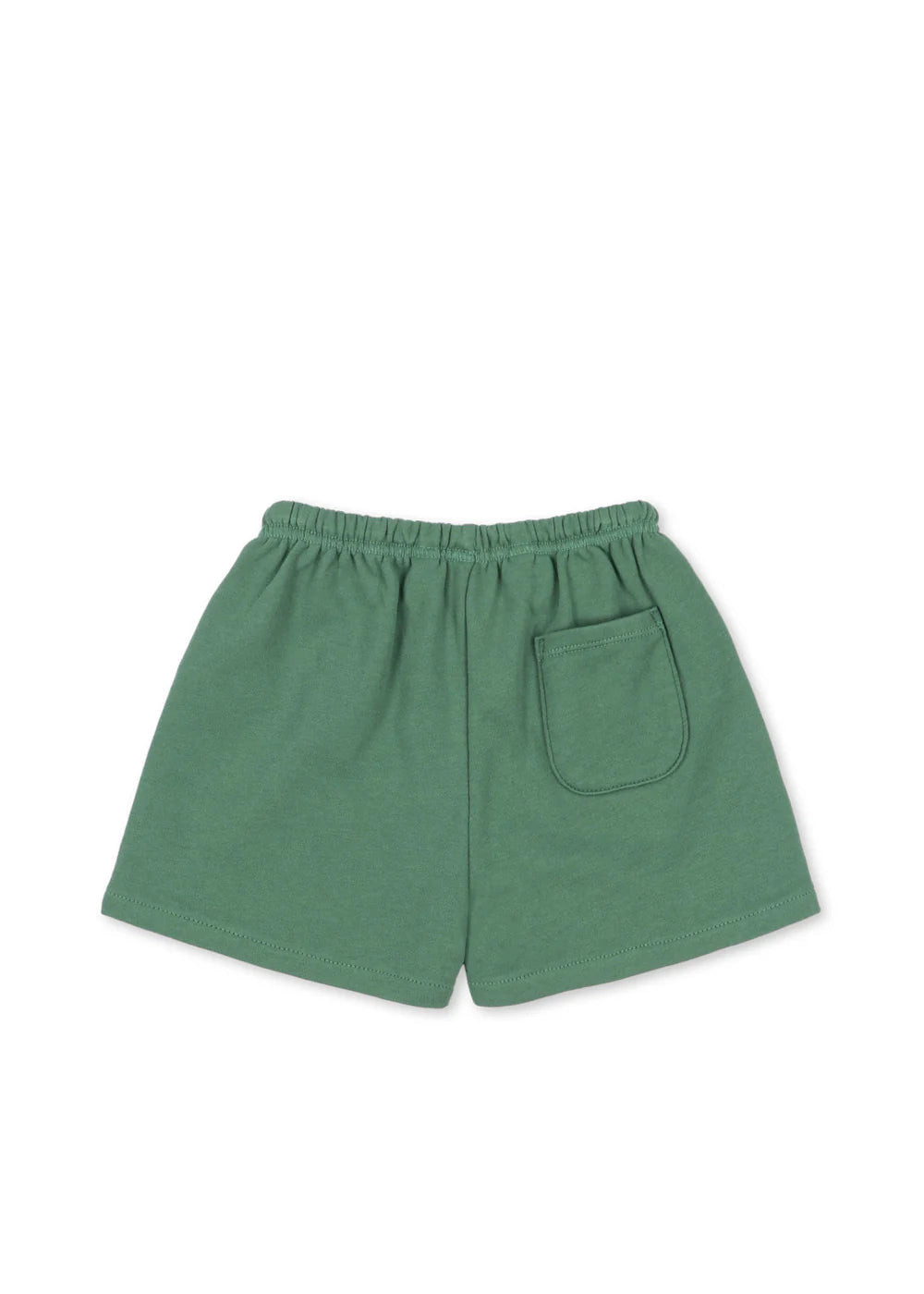 spotty sweat shorts- dark ivy