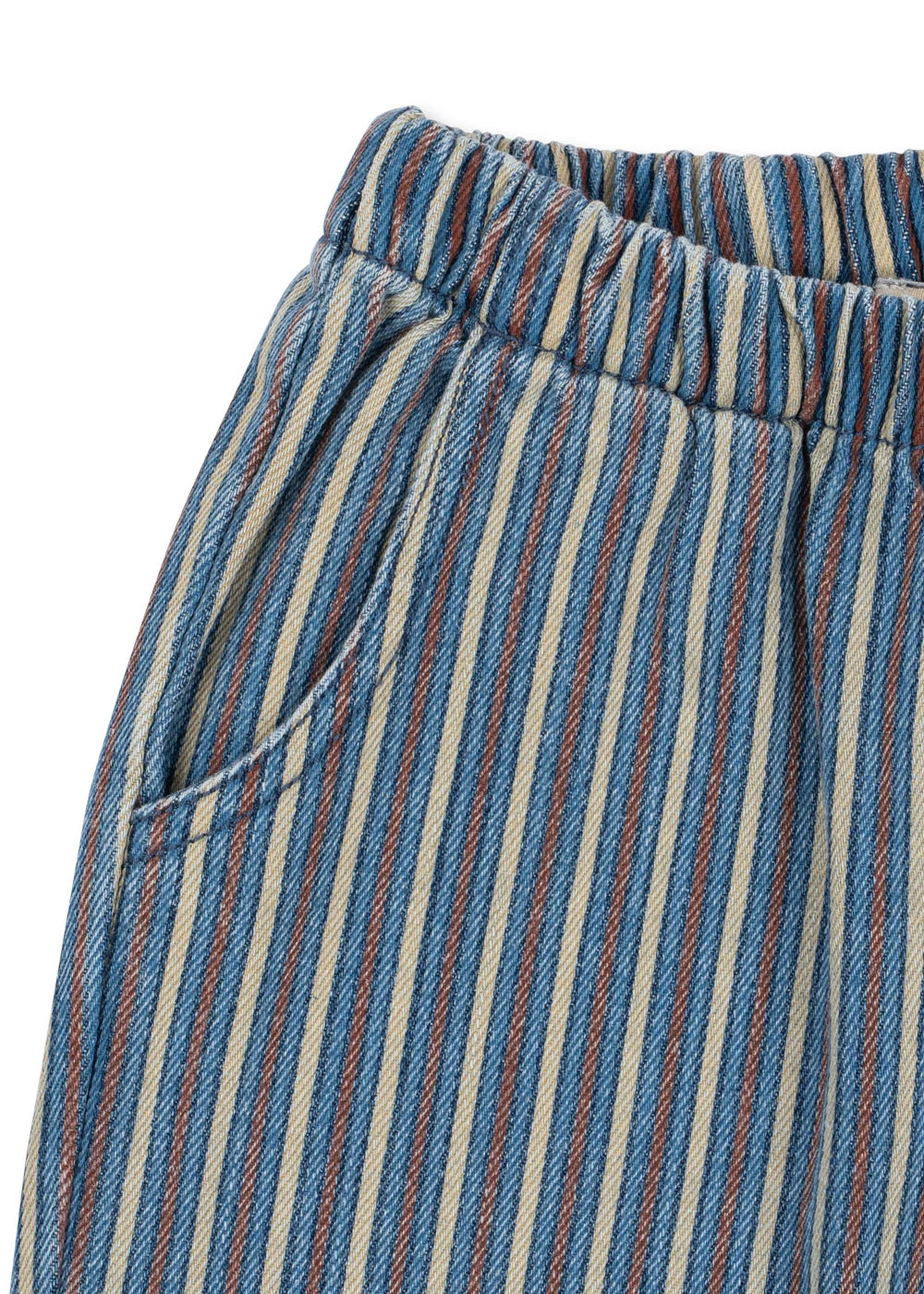 magot pants tricolore bleu