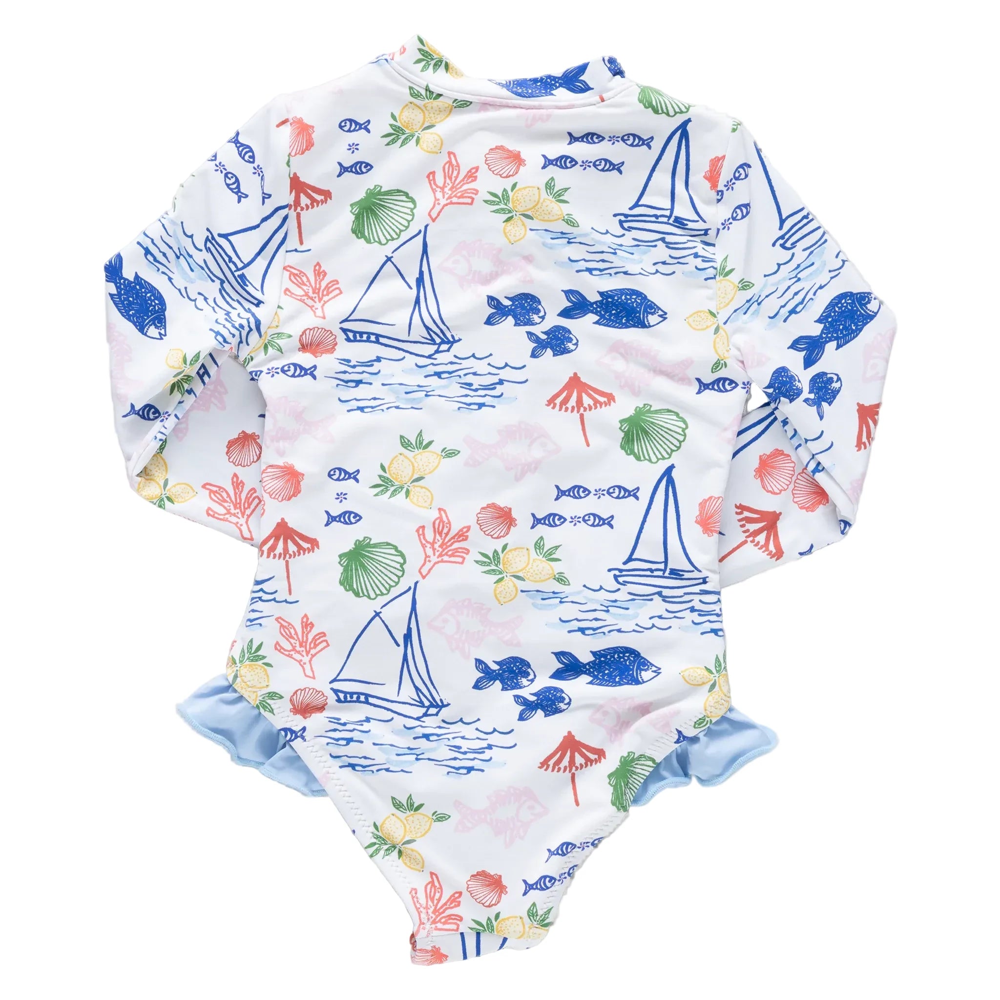 Girls Arden Suit in Island