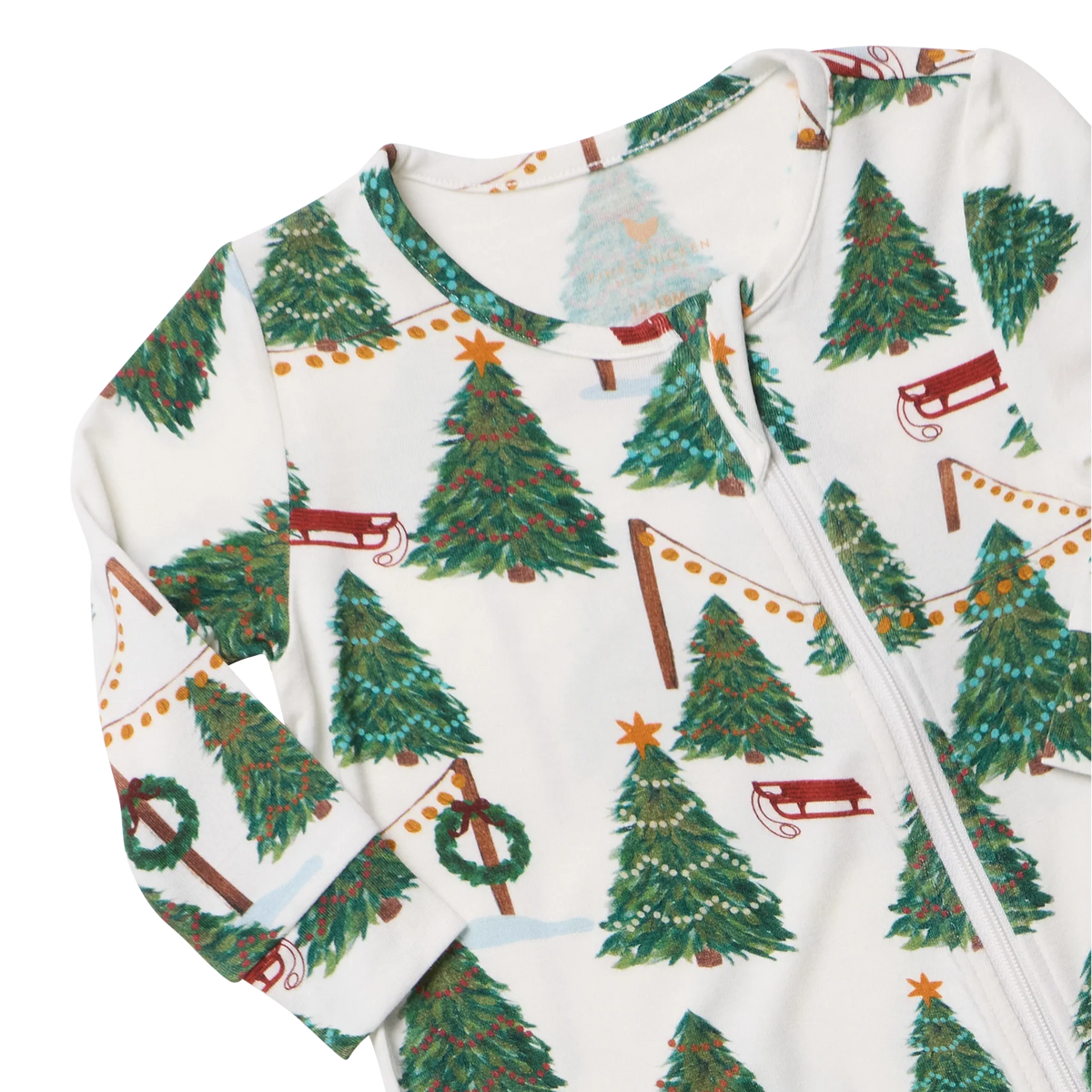 Christmas Tree Farm Bamboo Romper