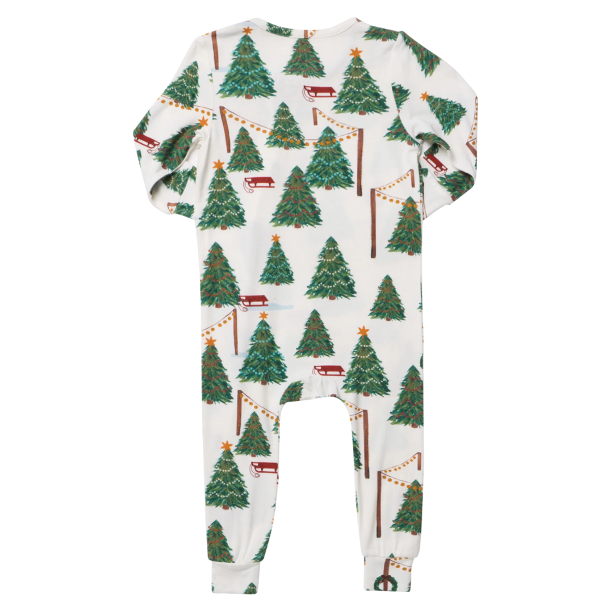 Christmas Tree Farm Bamboo Romper