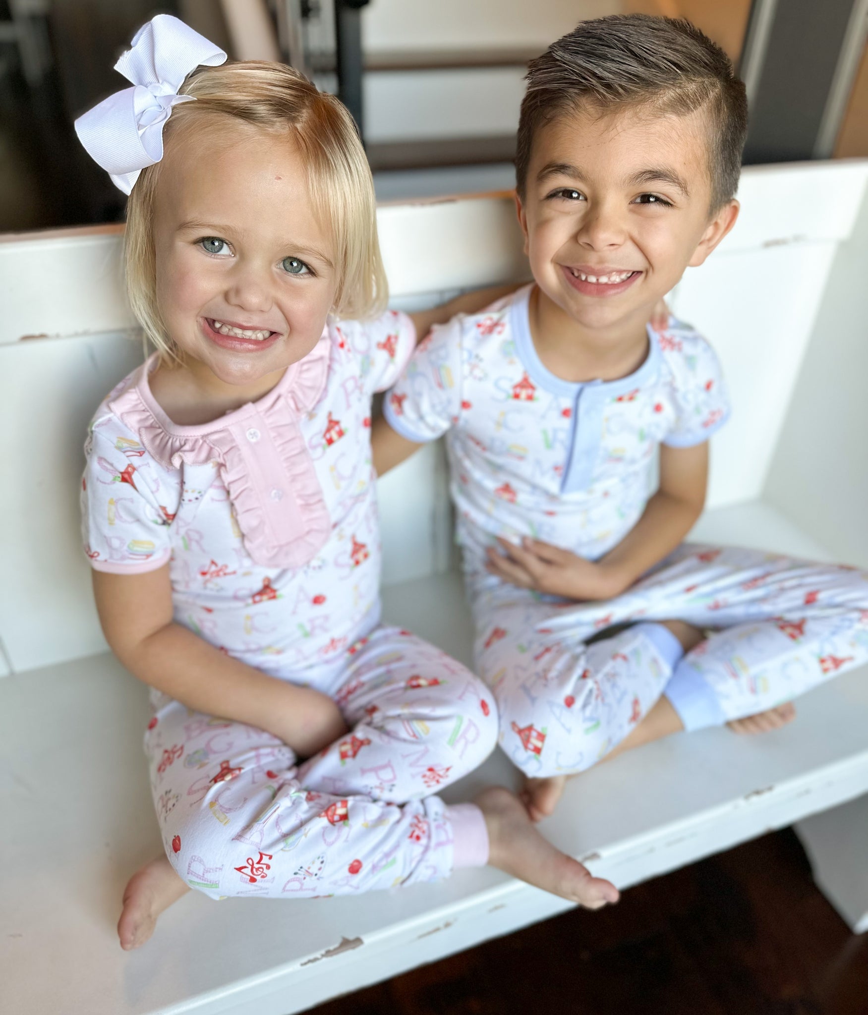 Two-Piece Jammies, ABC Knit