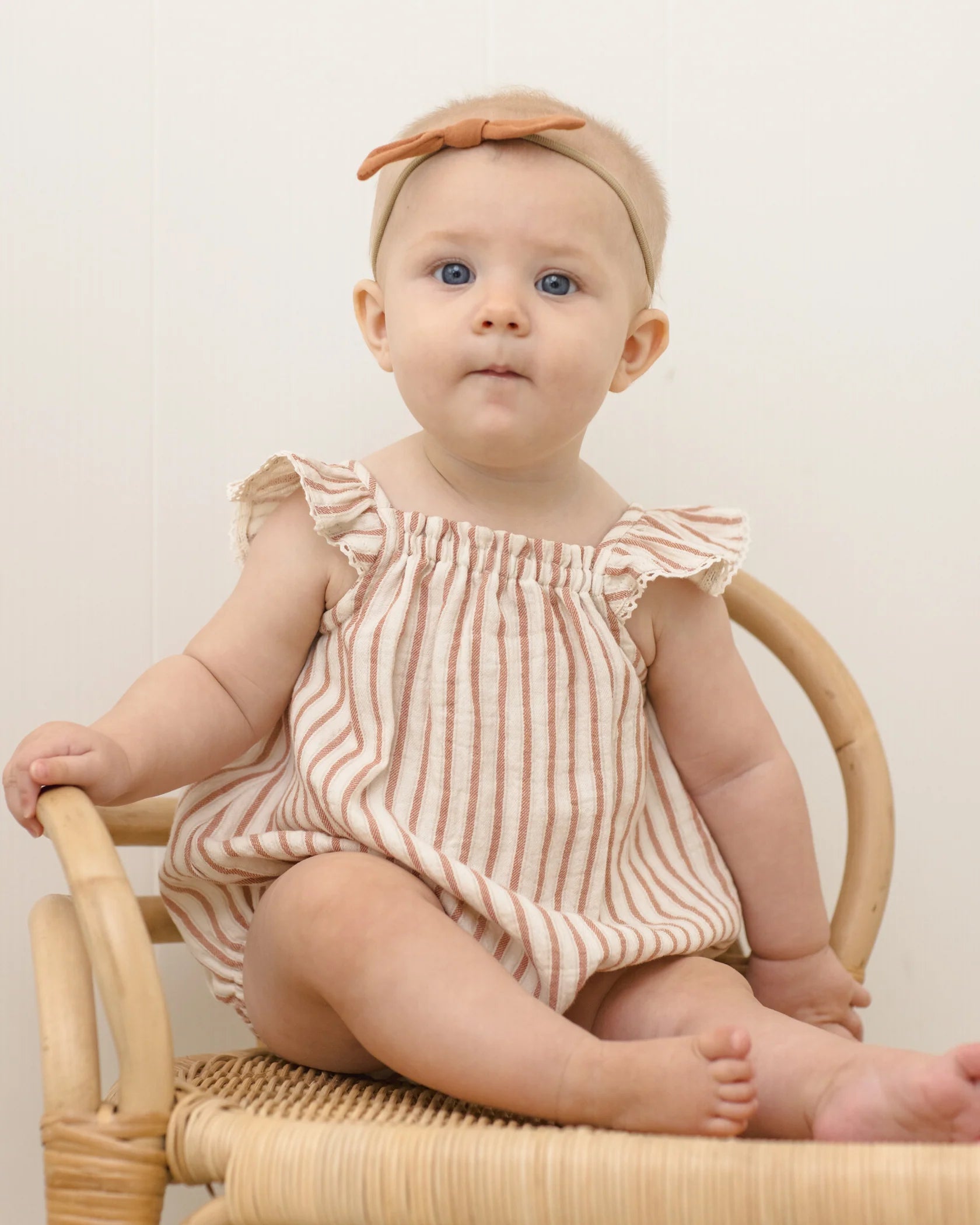 Bonnie Romper Vintage Stripe