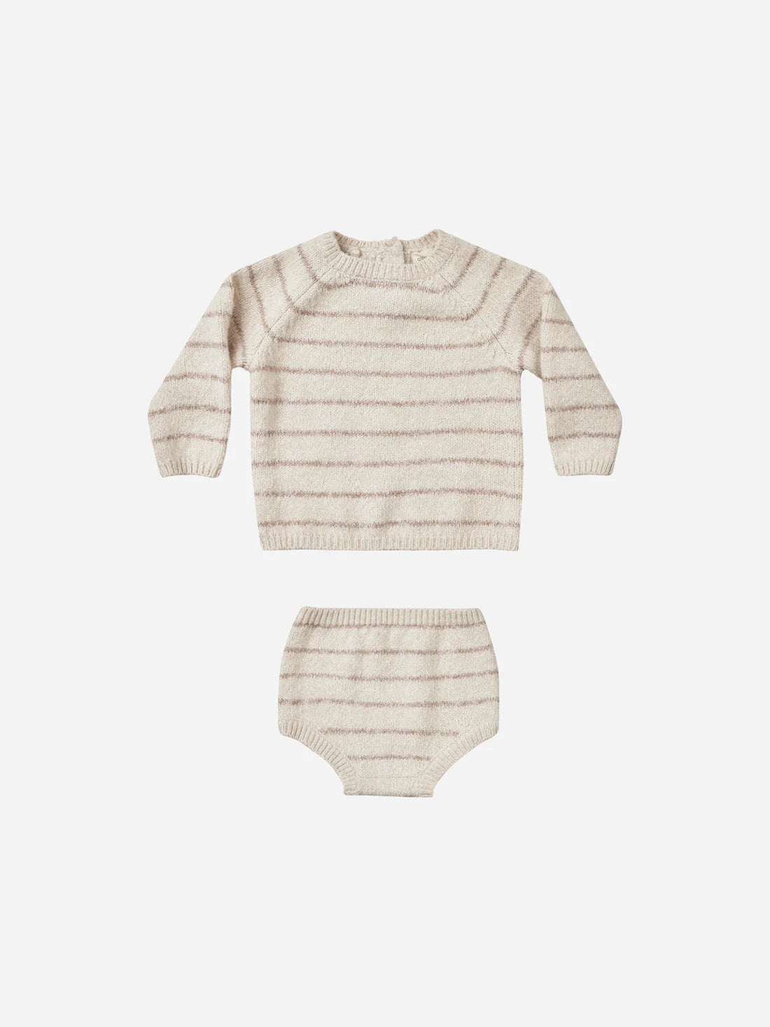 Bailey Knit Set || Heathered Oat Stripe