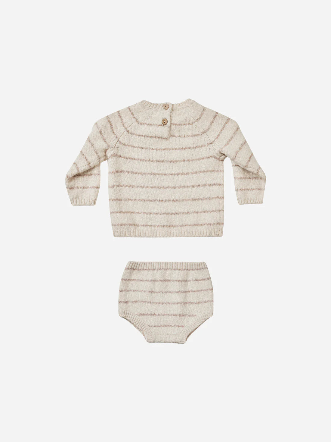 Bailey Knit Set || Heathered Oat Stripe