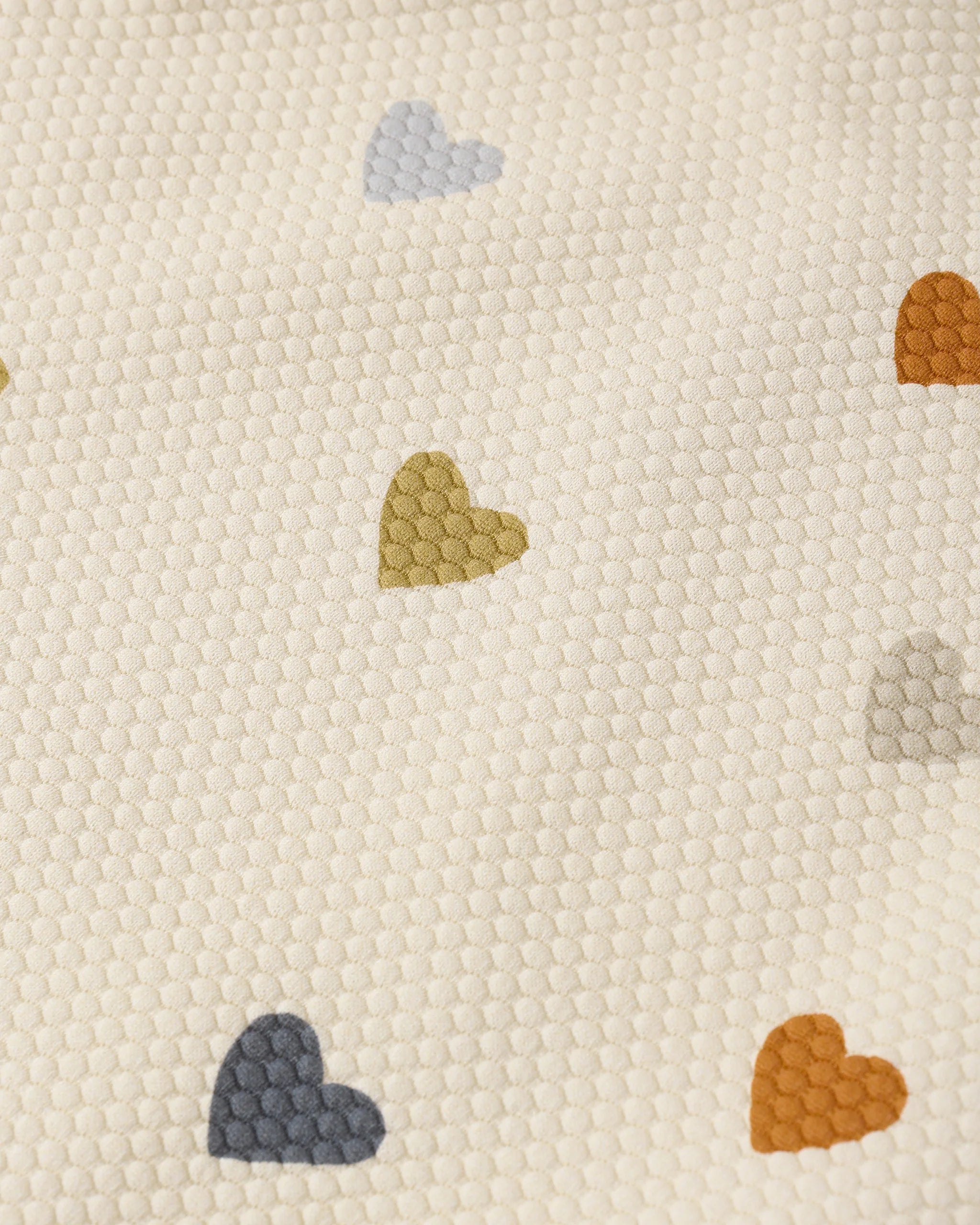 Scoop Back One-Piece Swimsuit Confetti Hearts