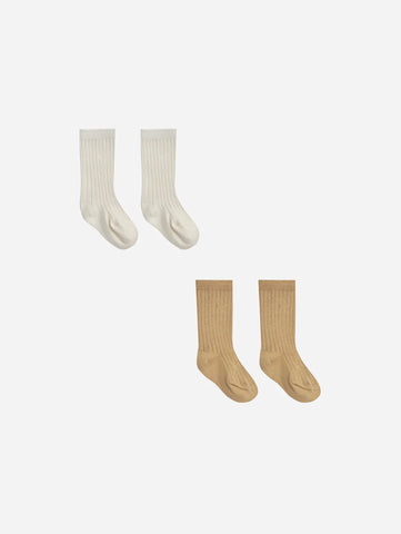 Socks Set || Ivory, Honey
