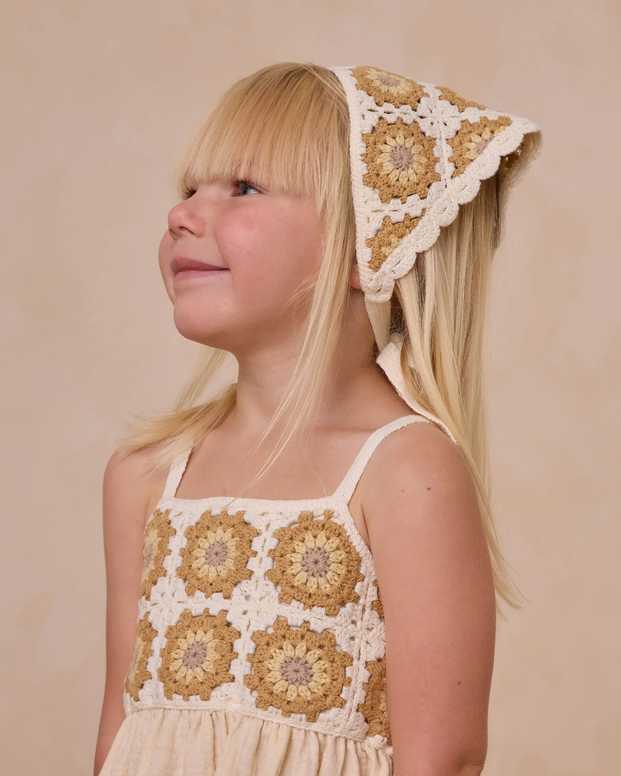 Crochet Sundress Marigold Daisy