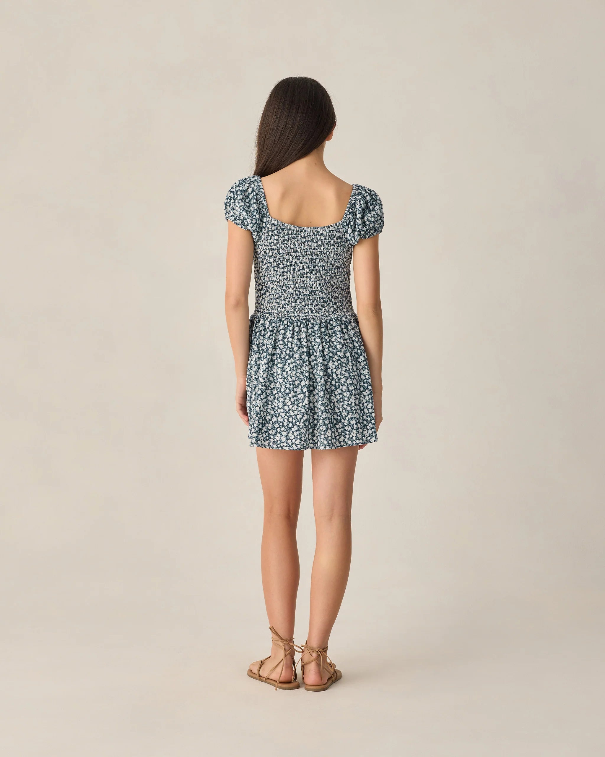 Teen Alex Dress Navy Floral