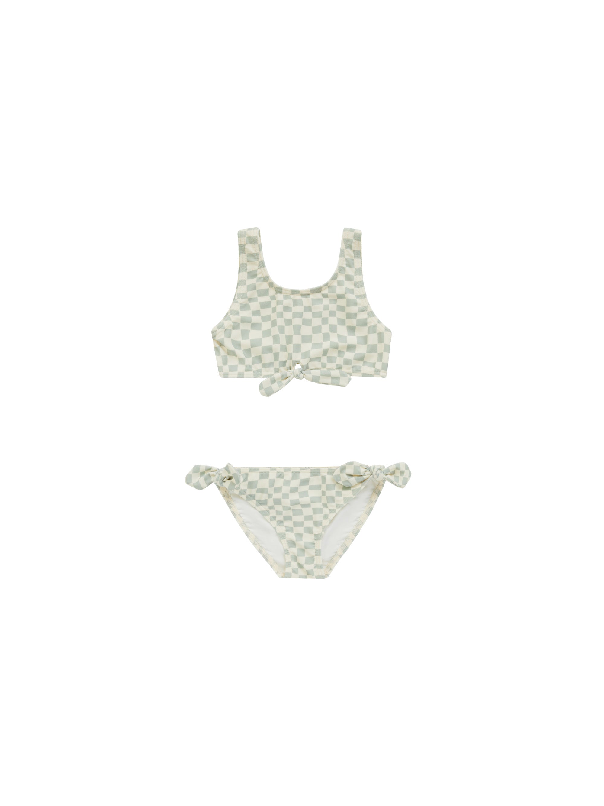 knotted bikini seafoam check