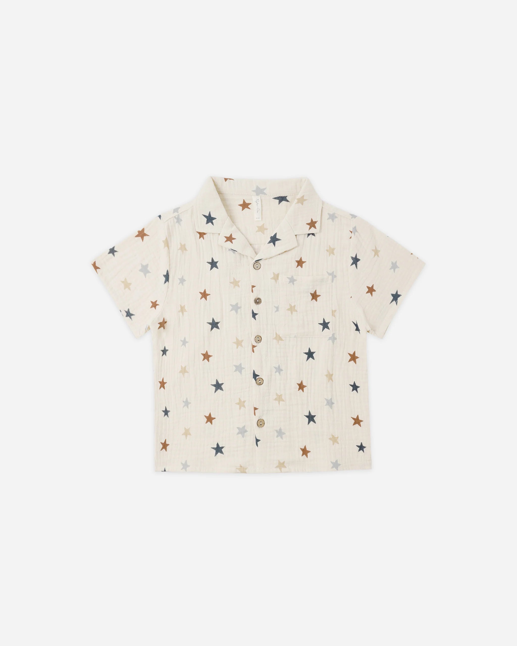 Lapel Collar Shirt Stars
