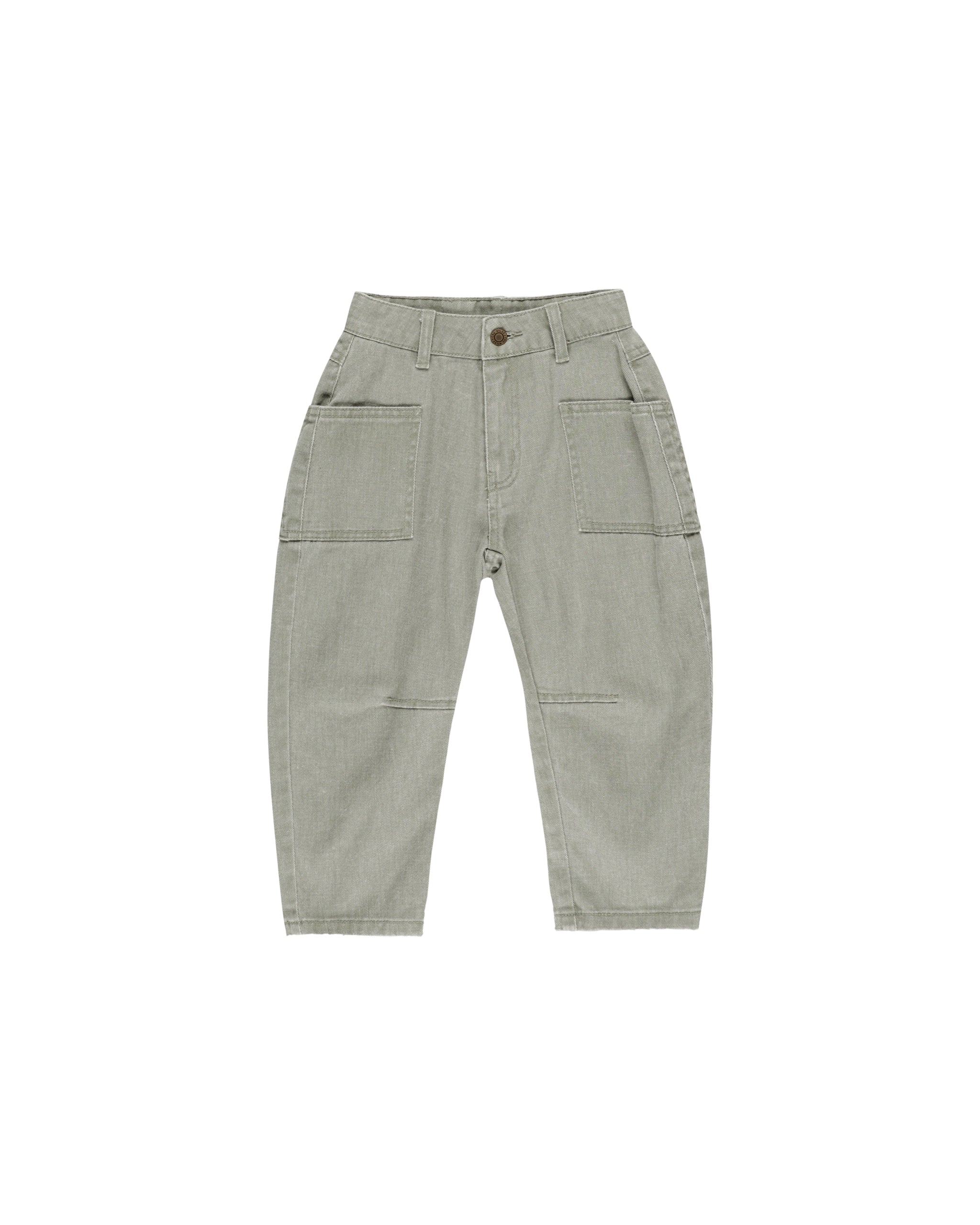 Barrel Pant Washed Laurel