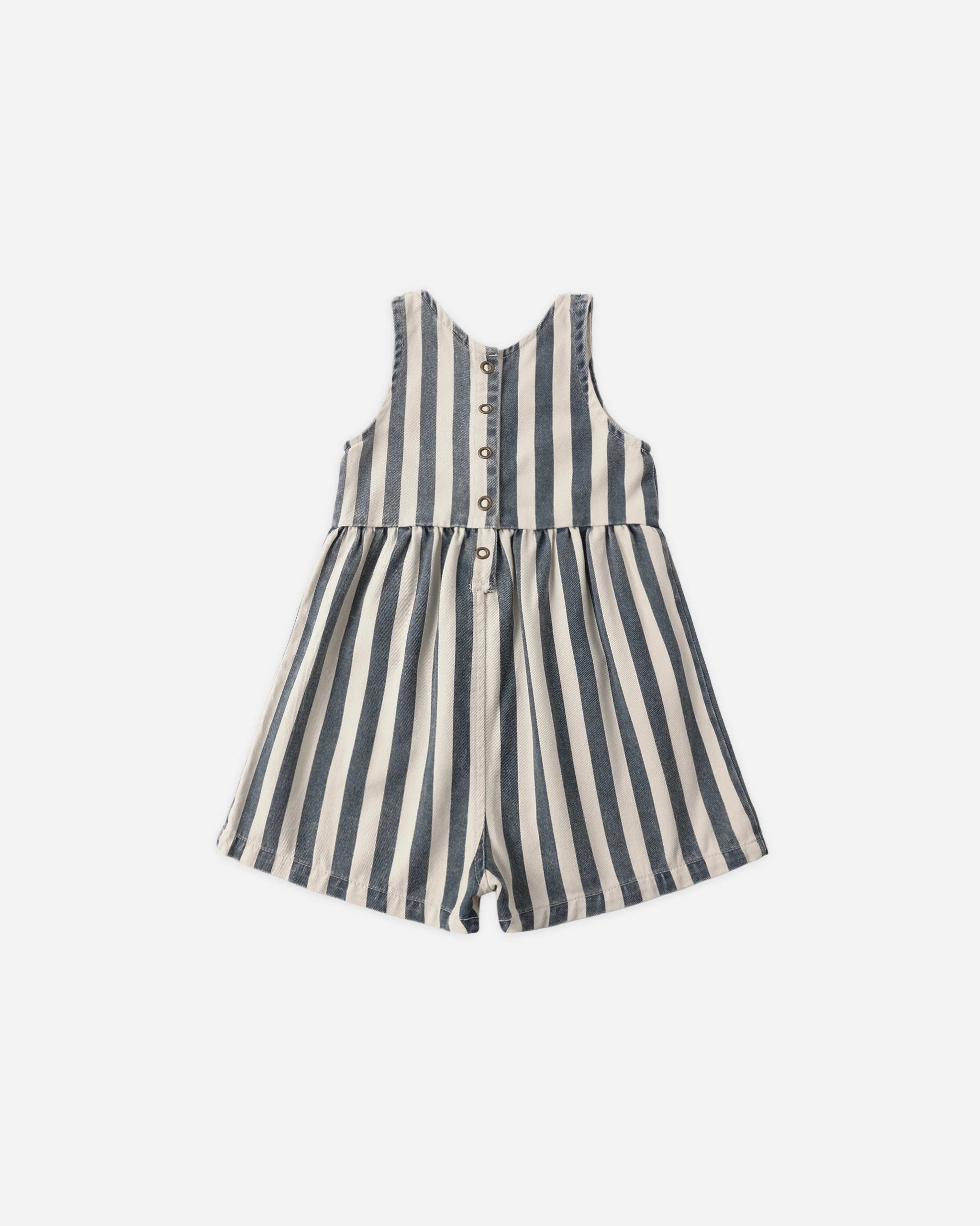 Dani Romper Navy Stripe