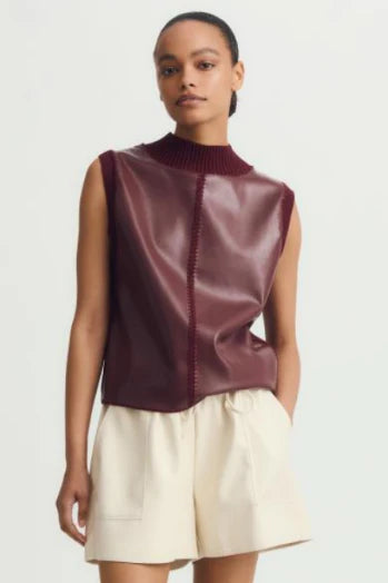 Nico Top Burgundy