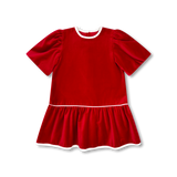 Harper Dress Ruby Red Velvet