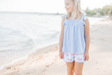 Light Blue Knit Tie Top , Our Country Sloane Short