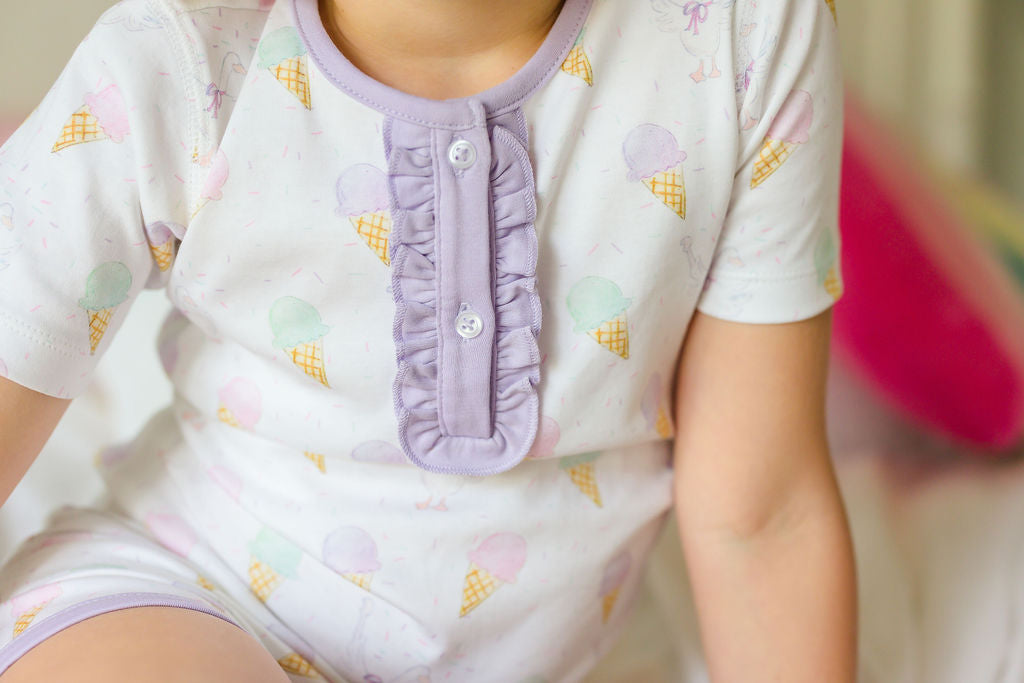 Two Piece Short Jammies, Party Ducks