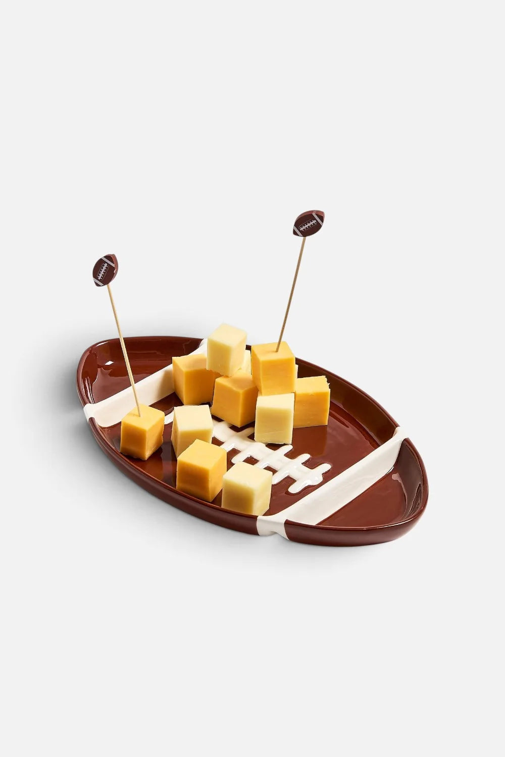Football Sectional Serving Platter