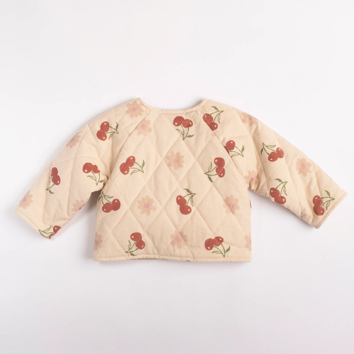 Quilted Jacket in Cherry Bloom