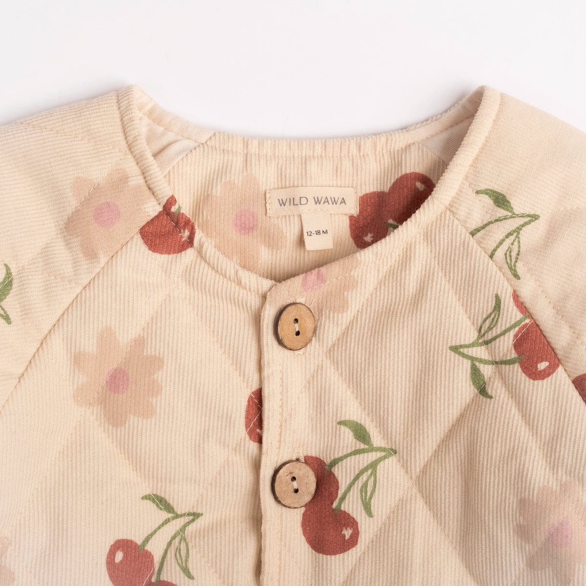 Quilted Jacket in Cherry Bloom