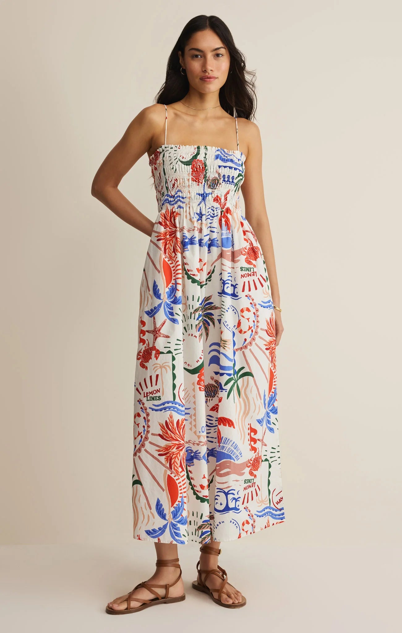 CORNELIA GETAWAY MAXI DRESS in Multi