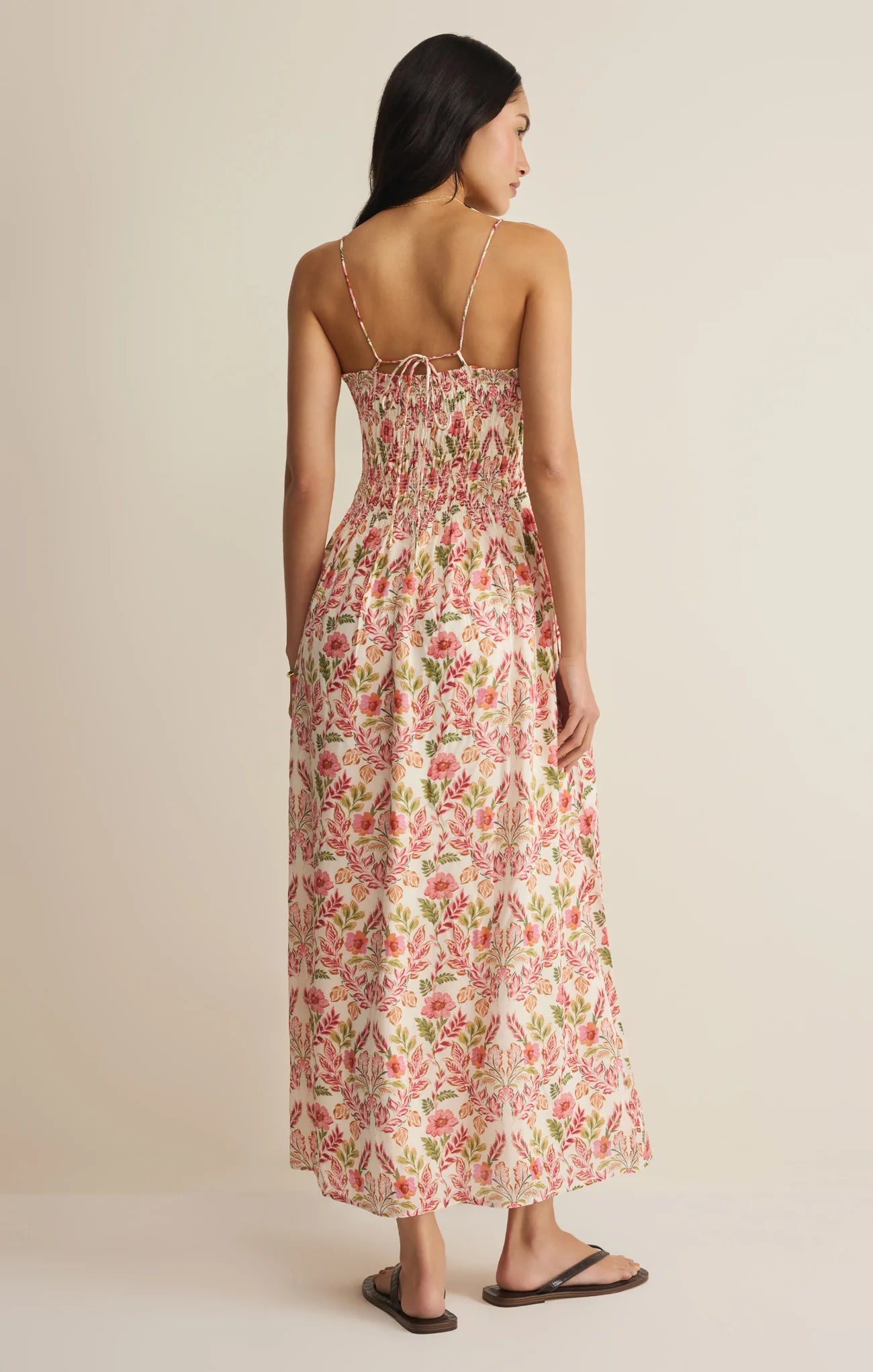 CORNELIA AMI FLORAL MAXI DRESS