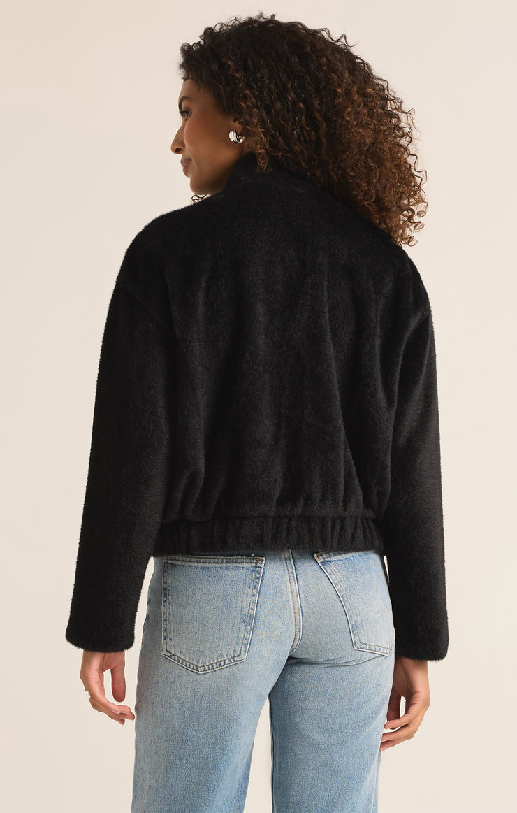 LEX SWEATER KNIT BOMBER JACKET