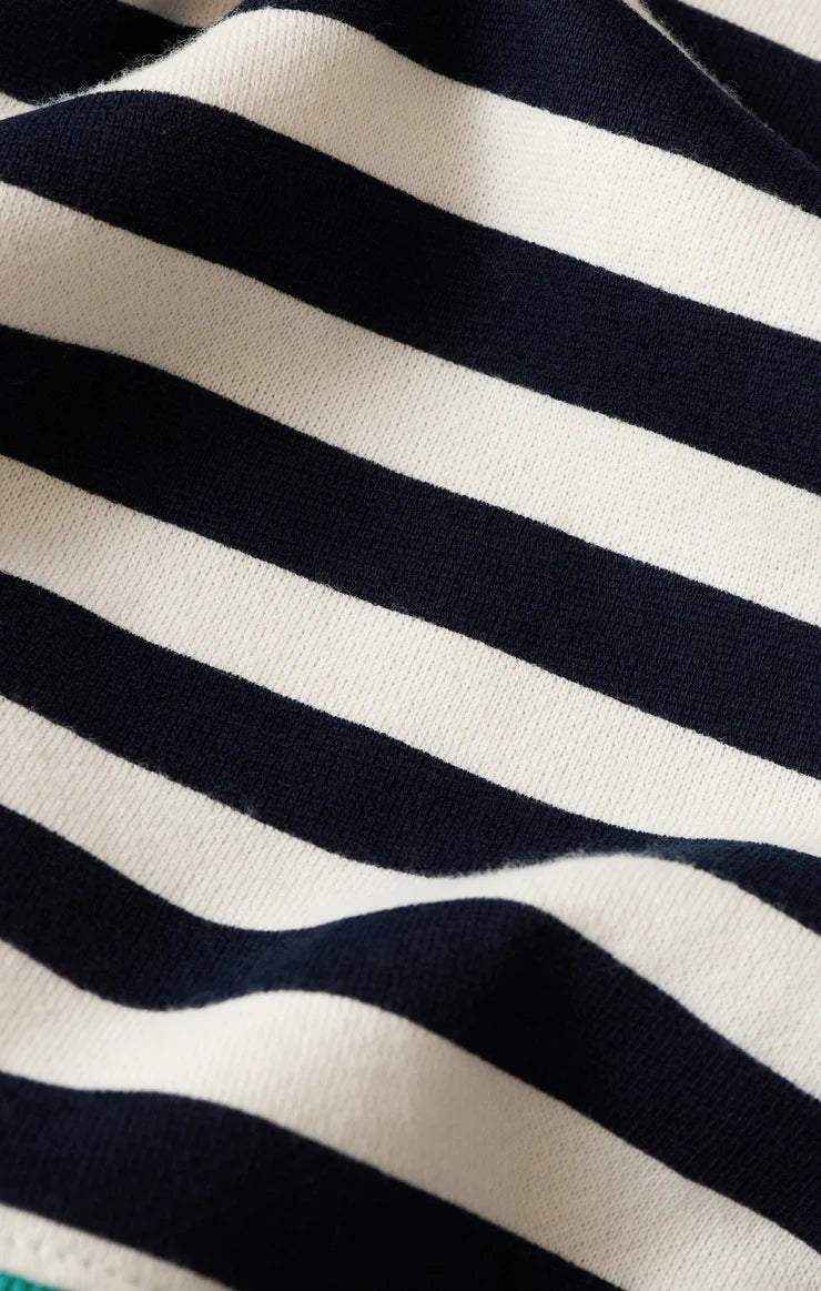 LAYER UP STRIPE SWEATSHIRT