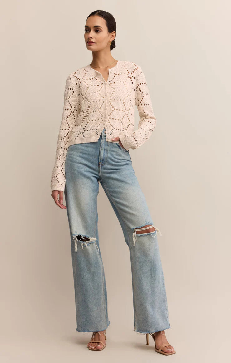 ROSALYN DIAMOND SWEATER CARDIGAN