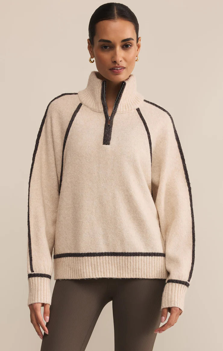 ALPS QUARTER ZIP SWEATER