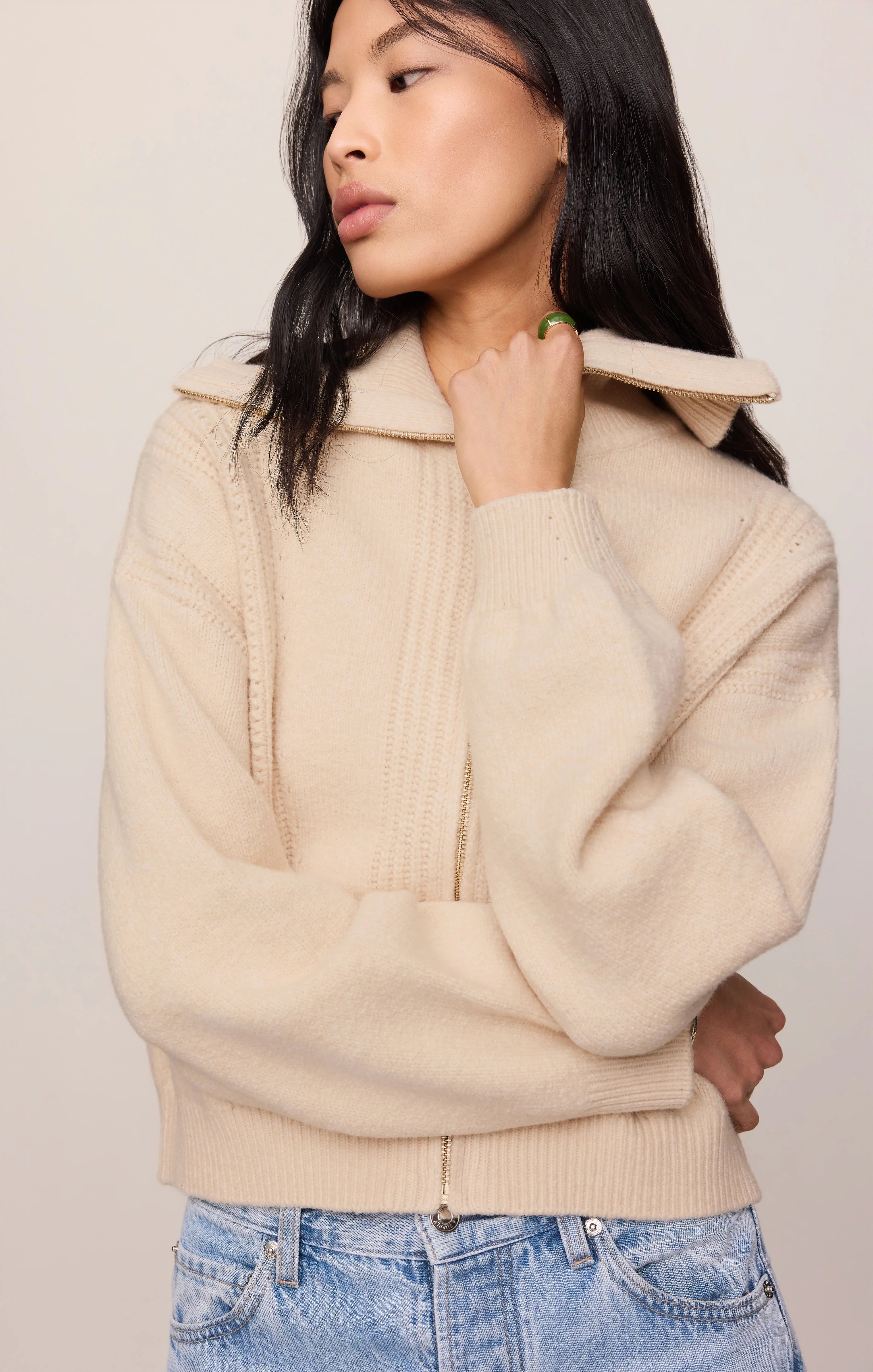 SILVERLAKE ZIP CARDIGAN