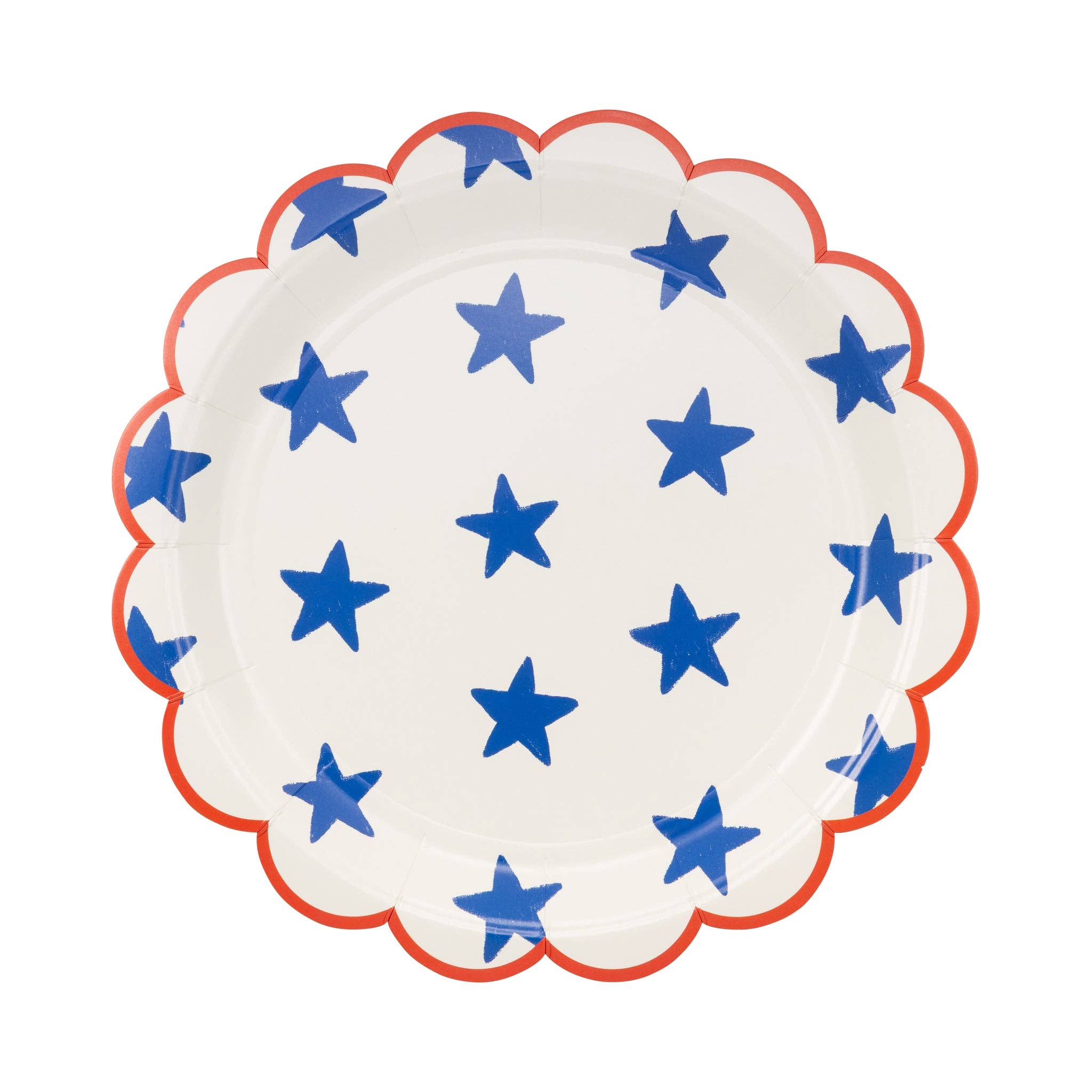 SSP1241 - Blue Stars Paper Plate - 9"