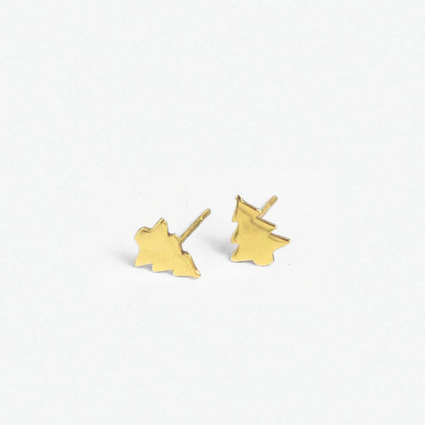 Alice Brass  Holiday Post Earrings 18K