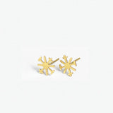 Alice Brass  Holiday Post Earrings 18K