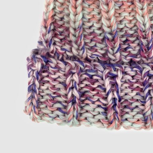 BABETTE POM BEANIE in Plum or Light Pink