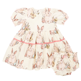 Baby Girls Maribelle Dress Set - Bunny Friends