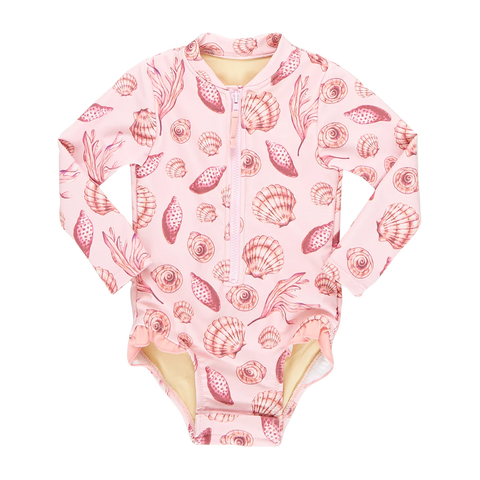 Arden Suit - Pink Sea Shells